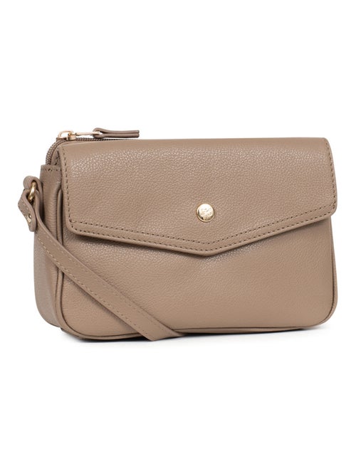 Sac porté travers  Cuir LUNA - Kiabi