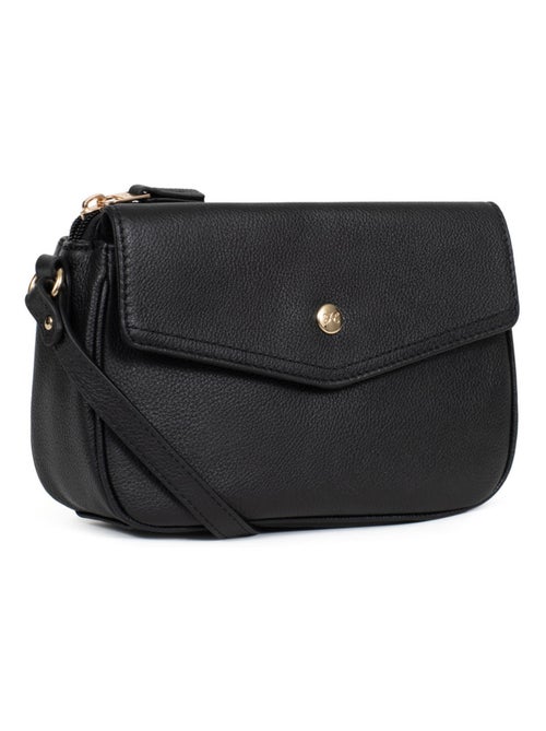 Sac porté travers  Cuir LUNA - Kiabi