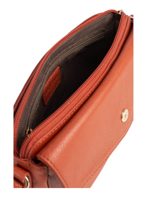 Sac porté travers  Cuir LUNA - Kiabi