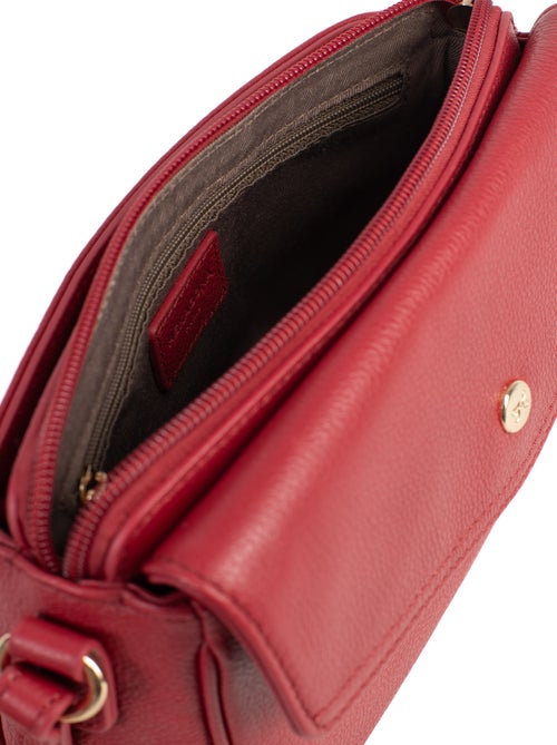 Sac porté travers  Cuir LUNA - Kiabi