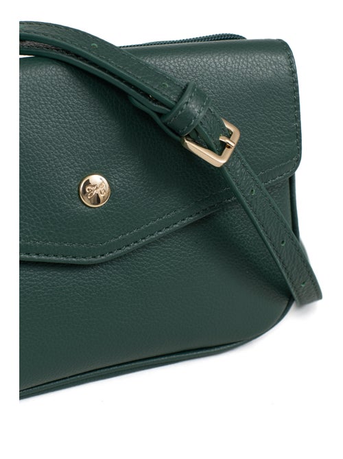 Sac porté travers  Cuir LUNA - Kiabi