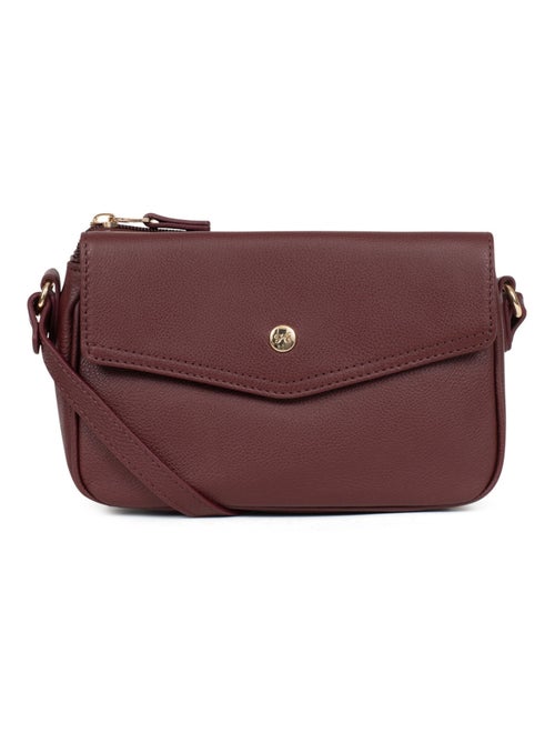 Sac porté travers  Cuir LUNA - Kiabi
