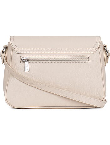 Sac porté travers cuir mirabelle hexagona