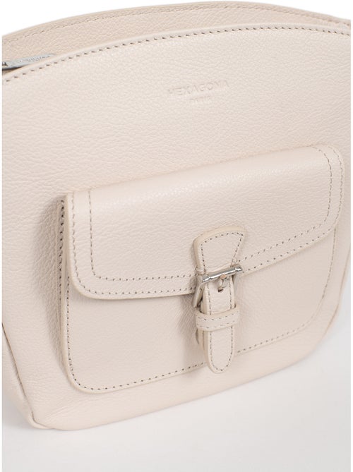 Sac porté travers  Cuir MIRABELLE - Kiabi