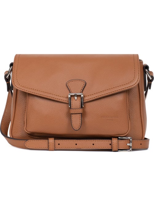 Sac porté travers  Cuir MIRABELLE - Kiabi