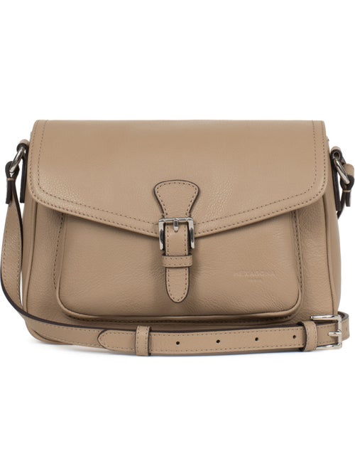 Sac porté travers  Cuir MIRABELLE - Kiabi