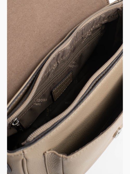 Sac porté travers  Cuir MIRABELLE - Kiabi