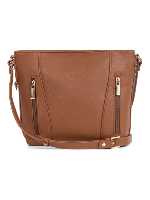 Sac porté travers Cuir Preta Femme - Kiabi