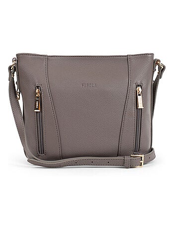 Sac porté travers Cuir Preta Femme Nos meilleurs cuirs | FAGOLA