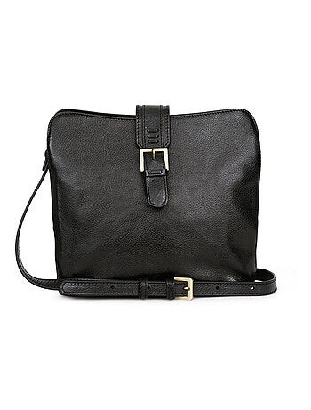 Sac porté travers cuir république hexagona