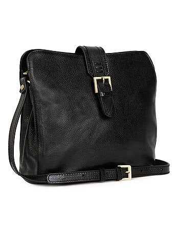 Sac porté travers cuir république hexagona