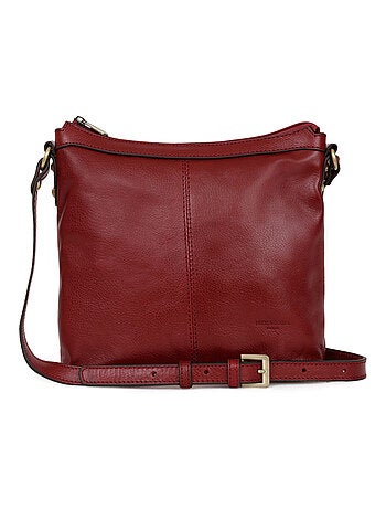Sac porté travers cuir république hexagona