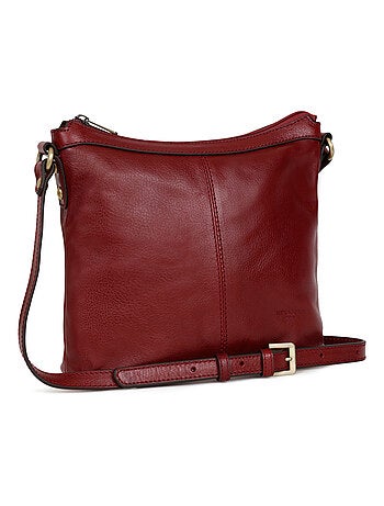 Sac porté travers cuir république hexagona