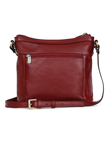 Sac porté travers cuir république hexagona