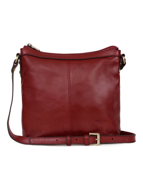 Sac porté travers  cuir république hexagona - Kiabi