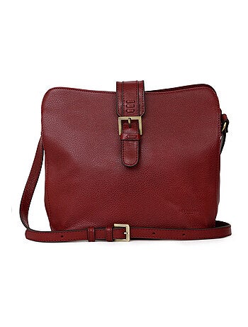 Sac porté travers cuir république hexagona