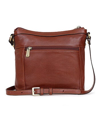 Sac porté travers Cuir RÉPUBLIQUE