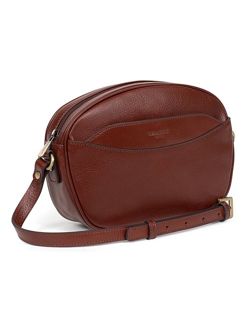 Sac porté travers  Cuir RÉPUBLIQUE - Kiabi