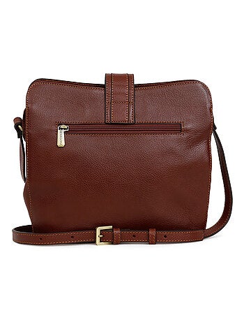 Sac porté travers Cuir RÉPUBLIQUE