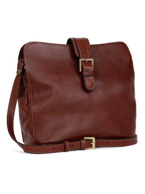 Sac porté travers  Cuir RÉPUBLIQUE - Kiabi