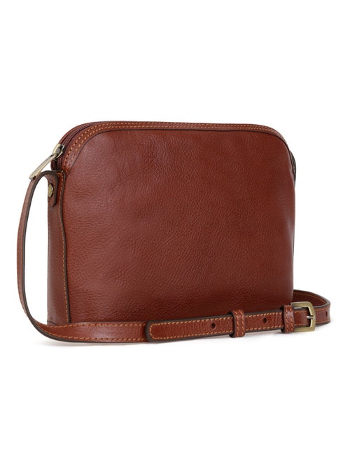 Sac porté travers  Cuir RÉPUBLIQUE - Kiabi