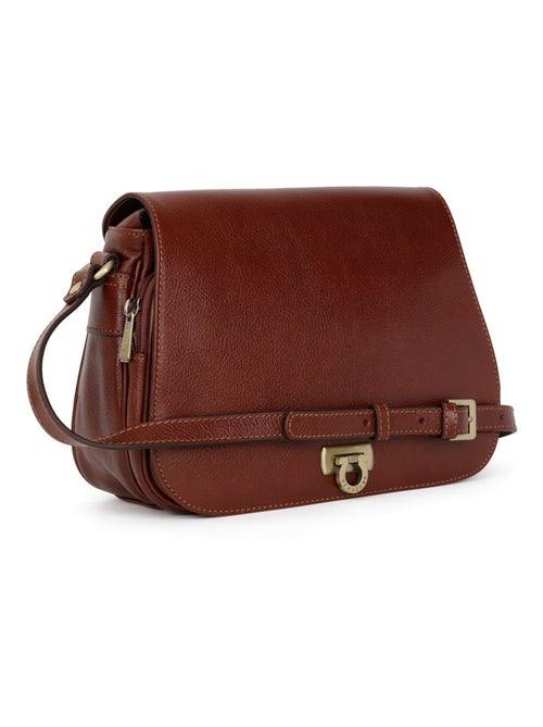 Sac porté travers  Cuir RÉPUBLIQUE - Kiabi