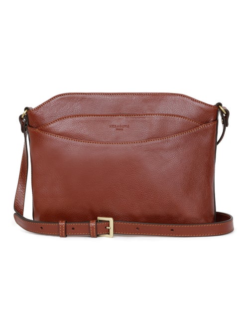 Sac porté travers  Cuir RÉPUBLIQUE - Kiabi