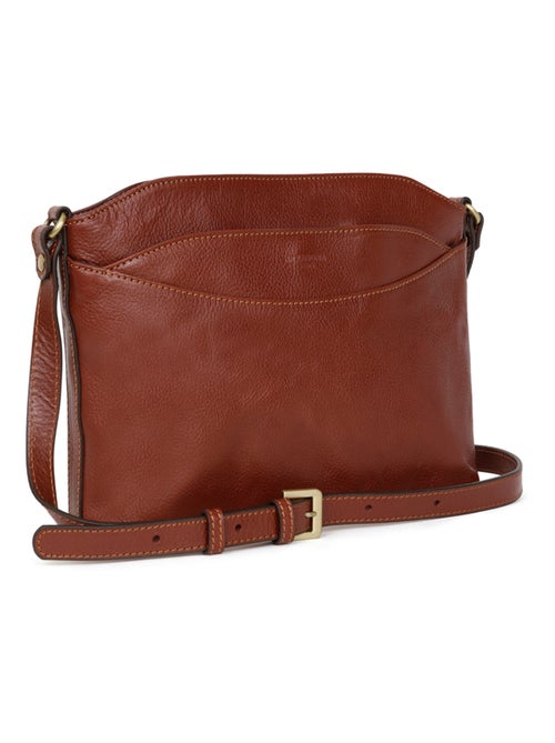 Sac porté travers  Cuir RÉPUBLIQUE - Kiabi