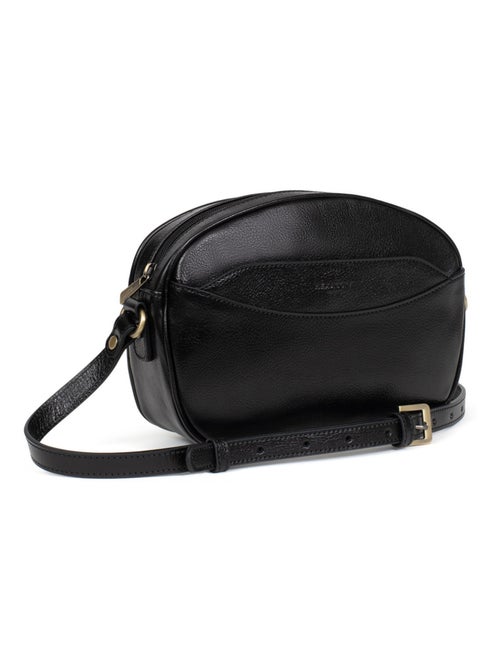 Sac porté travers  Cuir RÉPUBLIQUE - Kiabi