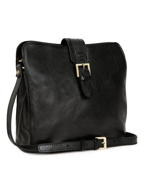 Sac porté travers  Cuir RÉPUBLIQUE - Kiabi