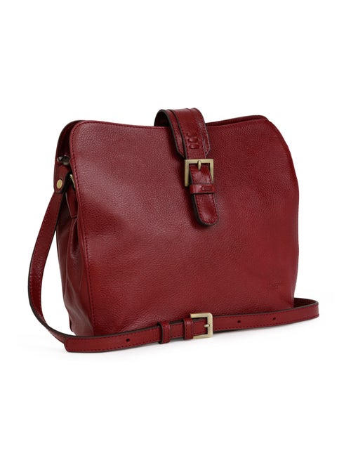Sac porté travers  Cuir RÉPUBLIQUE - Kiabi