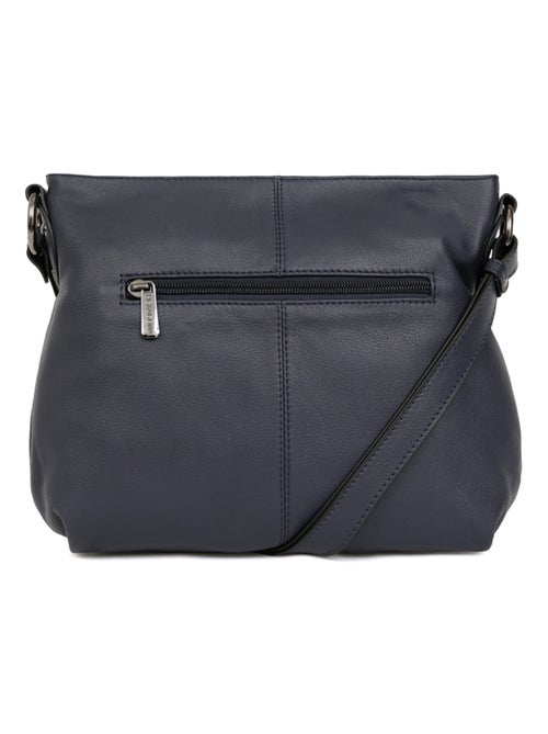 Sac porté travers  Cuir SAUVAGE - Kiabi