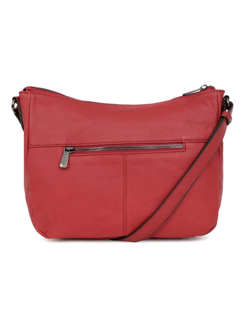 Sac porté travers  Cuir SAUVAGE - Kiabi