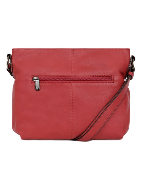 Sac porté travers  Cuir SAUVAGE - Kiabi