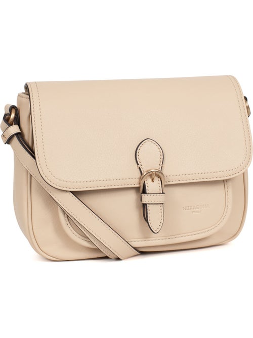 Sac porté travers  Cuir TAIMA - Kiabi