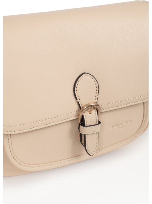 Sac porté travers  Cuir TAIMA - Kiabi
