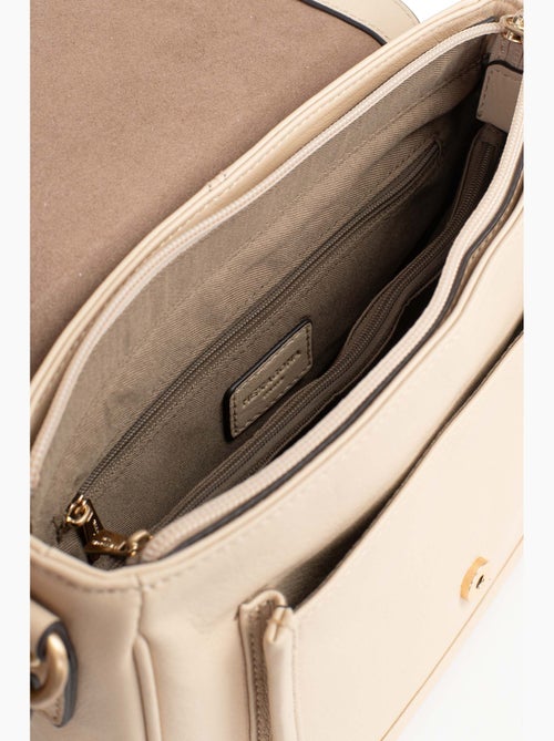 Sac porté travers  Cuir TAIMA - Kiabi