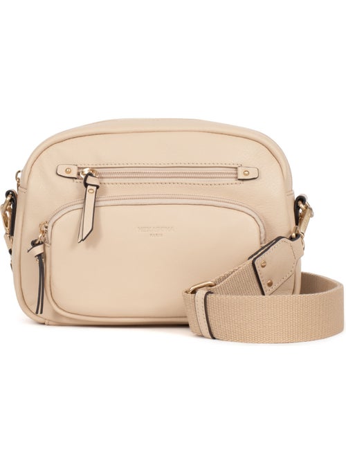Sac porté travers  Cuir TAIMA - Kiabi