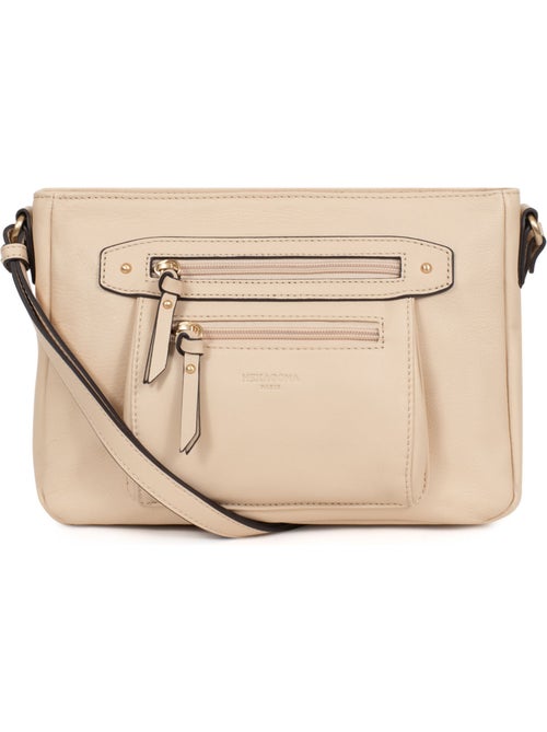 Sac porté travers  Cuir TAIMA - Kiabi