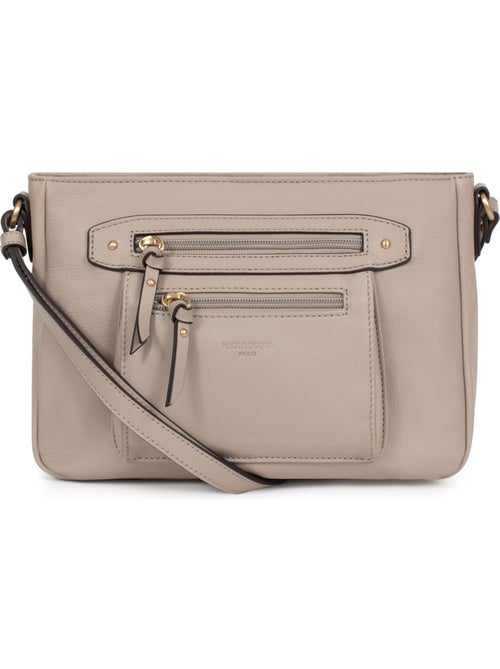 Sac porté travers  Cuir TAIMA - Kiabi