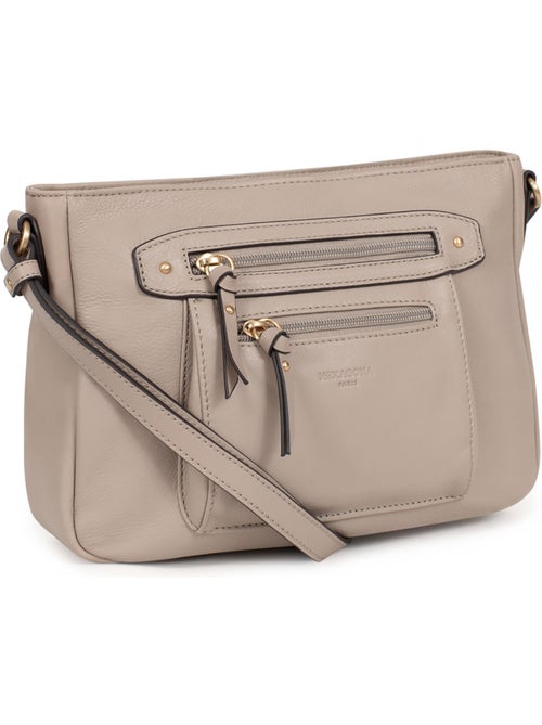 Sac porté travers  Cuir TAIMA - Kiabi