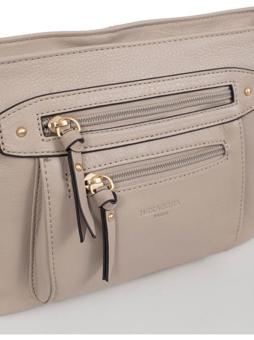 Sac porté travers  Cuir TAIMA - Kiabi