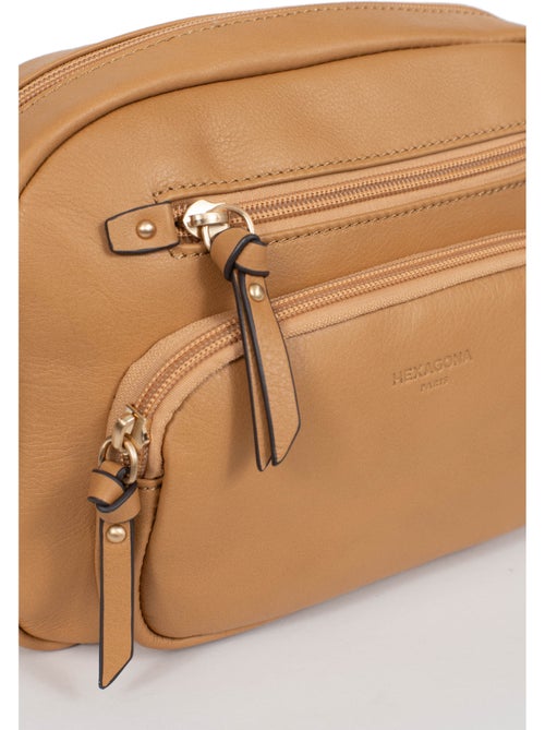 Sac porté travers Cuir TAIMA - Kiabi Sac porté travers Cuir TAIMA - Kiabi