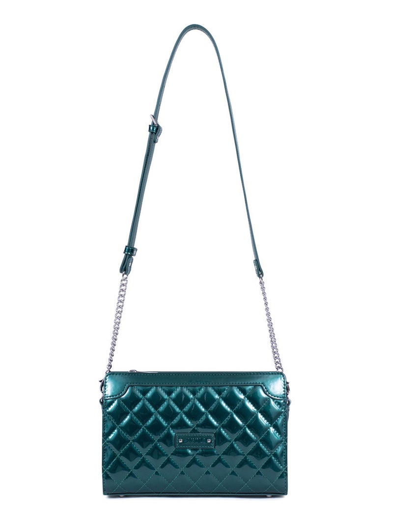 Sac porté travers Daisy Femme Vert émeraude - Kiabi