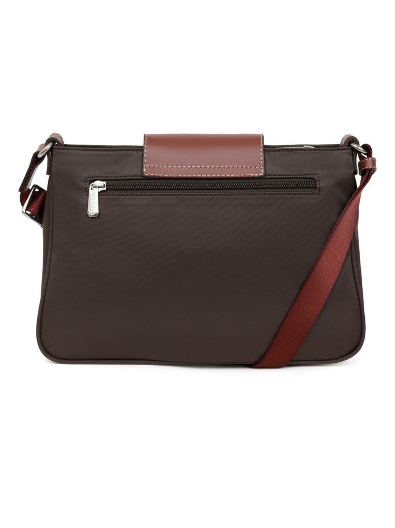 Sac porté travers diversité hexagona Marron foncé - Kiabi