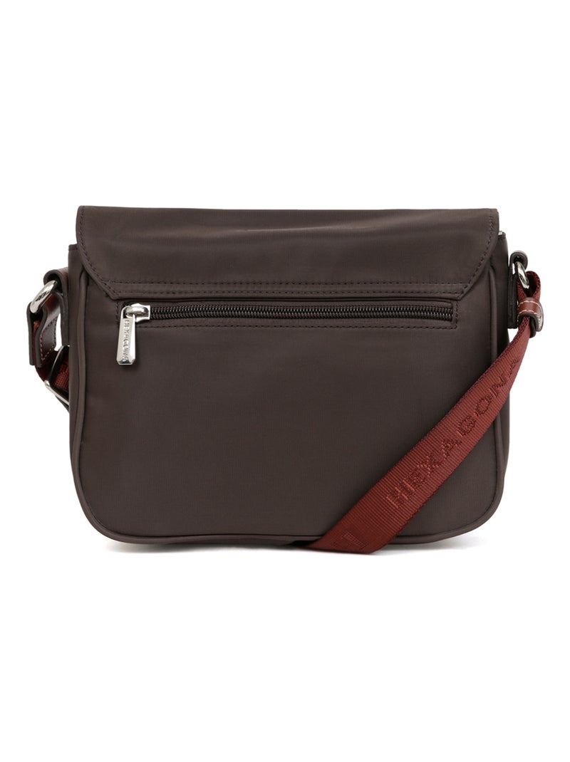 Sac porté travers diversité hexagona Marron foncé - Kiabi