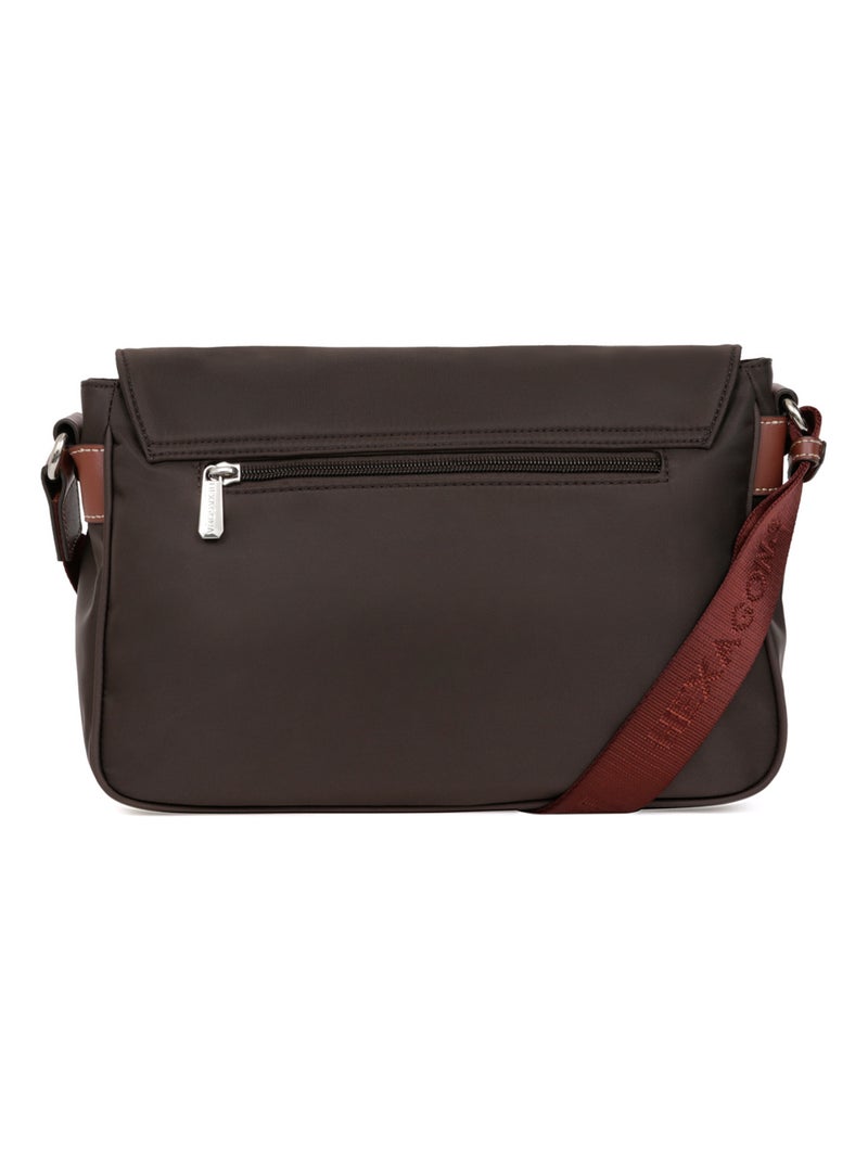 Sac porté travers diversité hexagona Marron foncé - Kiabi