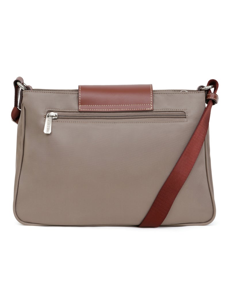Sac porté travers diversité hexagona Taupe - Kiabi
