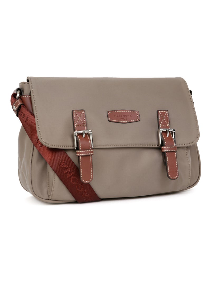 Sac porté travers diversité hexagona Taupe - Kiabi