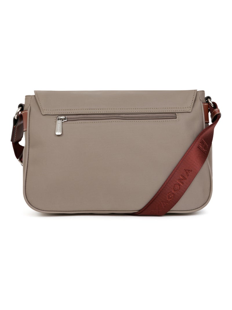 Sac porté travers diversité hexagona Taupe - Kiabi